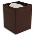 Dacasso Leather Square Waste Basket A3403